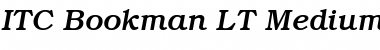 Download Bookman LT Medium Font