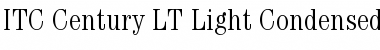 Download ITCCentury LT LightCond Font