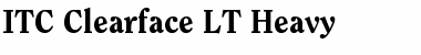 Download Clearface LT Regular Font