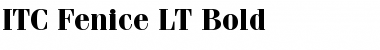ITCFenice LT Regular Bold Font