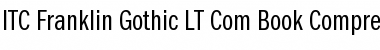 ITC Franklin Gothic LT Com Book Compressed Font