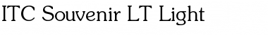Download Souvenir LT Font