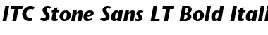 Download StoneSans LT Bold Font