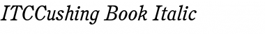 Download ITCCushing-Book Font