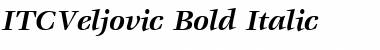ITCVeljovic BoldItalic Font