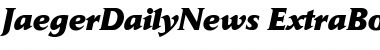 Download JaegerDailyNews-ExtraBold Font