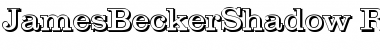 JamesBeckerShadow Regular Font