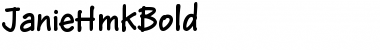 JanieHmkBold Regular Font