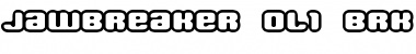 Download Jawbreaker OL1 BRK Font