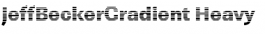 JeffBeckerGradient-Heavy Normal Font
