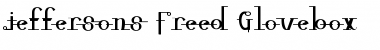 Jefferson's Freed Glovebox Regular Font