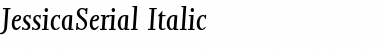 JessicaSerial Italic Font