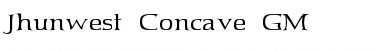 Jhunwest Concave GM Regular Font