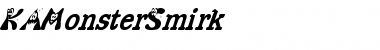 Download KAMonsterSmirk Font