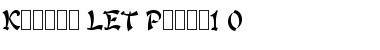 Kanban LET Plain Font