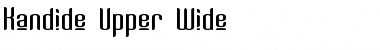 Kandide Upper Wide Regular Font