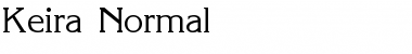 Keira Normal Font