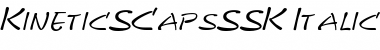 Download KineticSCapsSSK Font