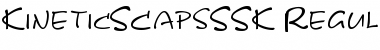 KineticSCapsSSK Regular Font