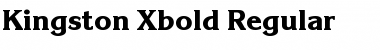 Download Kingston-Xbold Font