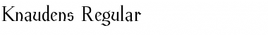 Knaudens Regular Font