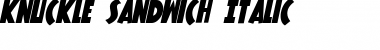 Download Knuckle Sandwich Font