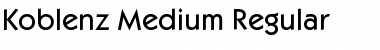 Download Koblenz-Medium Font