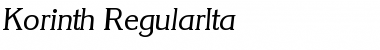 Download Korinth-RegularIta Font