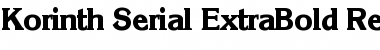 Download Korinth-Serial-ExtraBold Font