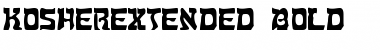 Download KosherExtended Font