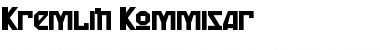 Kremlin Kommisar Bold Font