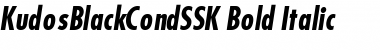 Download KudosBlackCondSSK Font