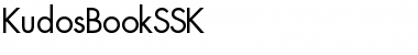 KudosBookSSK Regular Font