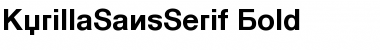 KyrillaSansSerif Bold Font