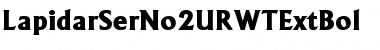 Download LapidarSerNo2URWTExtBol Font