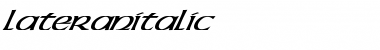 Download LateranItalic Font