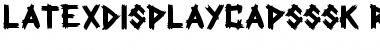 Download LatexDisplayCapsSSK Font