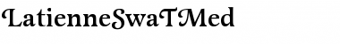 LatienneSwaTMed Regular Font