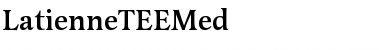 LatienneTEEMed Regular Font