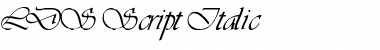 LDS Script Italic Font