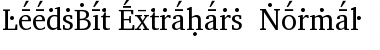 Download LeedsBit ExtraChars1 Font