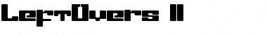 LeftOvers II Regular Font