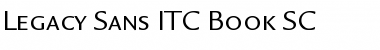 Legacy Sans ITC Book Font