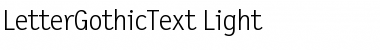 Download LetterGothicText Font