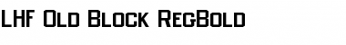 Download LHF Old Block RegBold Font