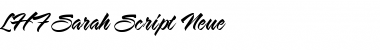 Download LHF Sarah Script Neue Font