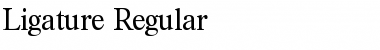 Ligature Regular Font