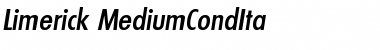 Download Limerick-MediumCondIta Font