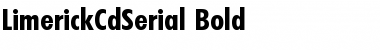 LimerickCdSerial Bold Font