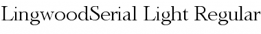 Download LingwoodSerial-Light Font